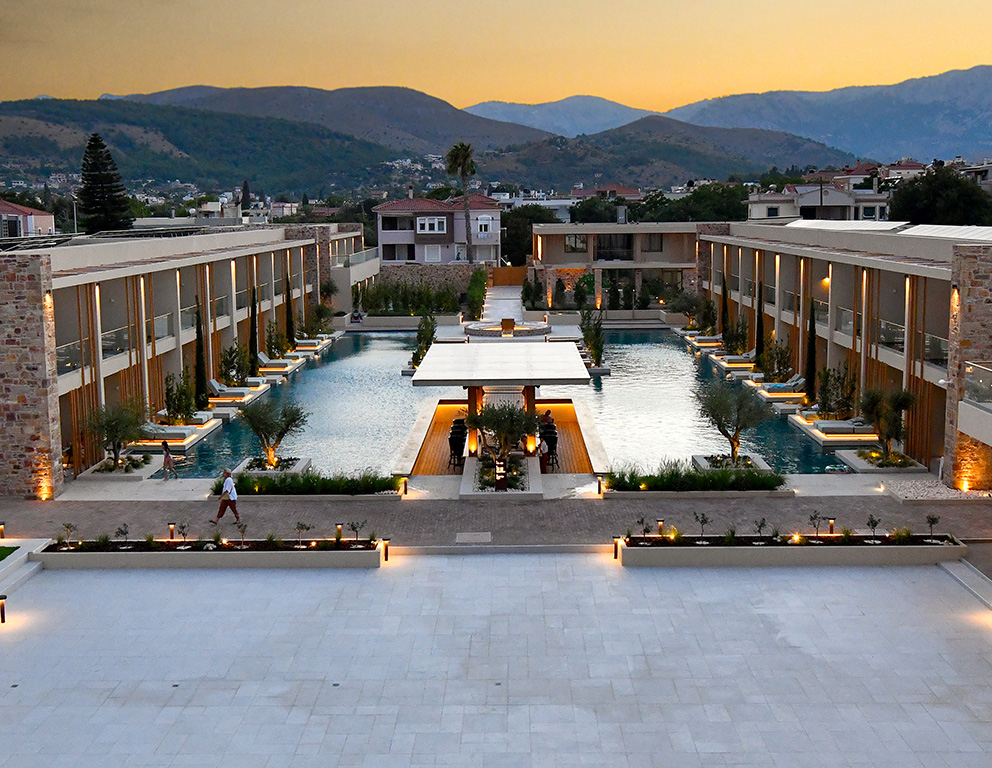 Drone View to Pearl Island